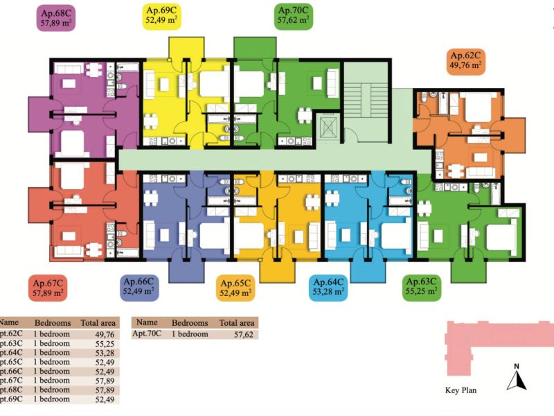 2-room apartment, Sveti Vlas, Emperium project