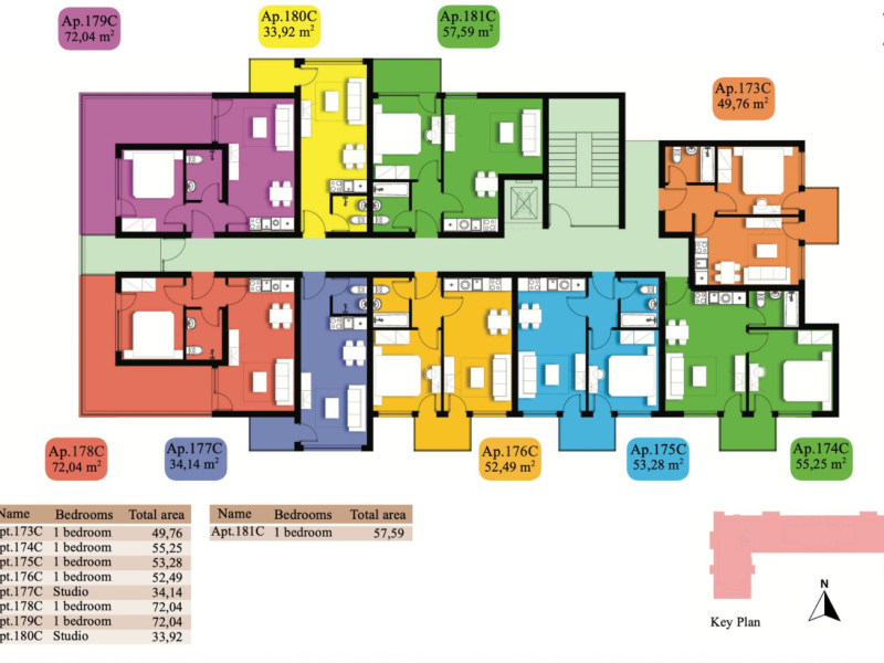 2-room apartment, Sveti Vlas, Emperium project