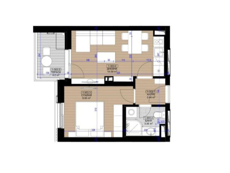 HARMONY RESIDENCE 2-room apartment
