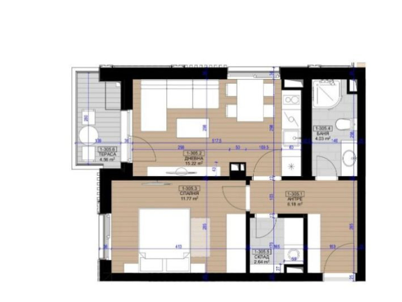 HARMONY RESIDENCE 2-room apartment
