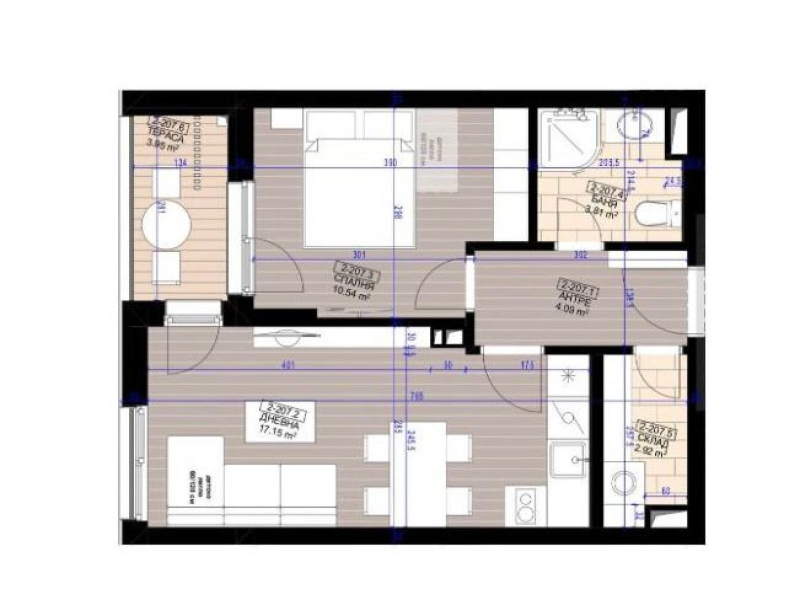 HARMONY RESIDENCE 2-room apartment