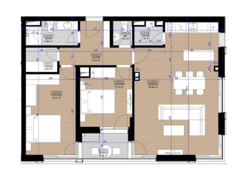 HARMONY RESIDENCE 2-room apartment
