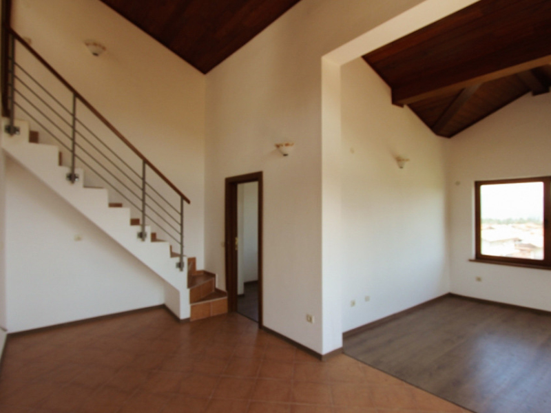 Two-room duplex with mountain views in a new building with no maintenance fees