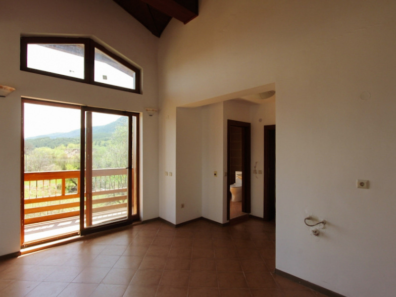 Two-room duplex with mountain views in a new building with no maintenance fees