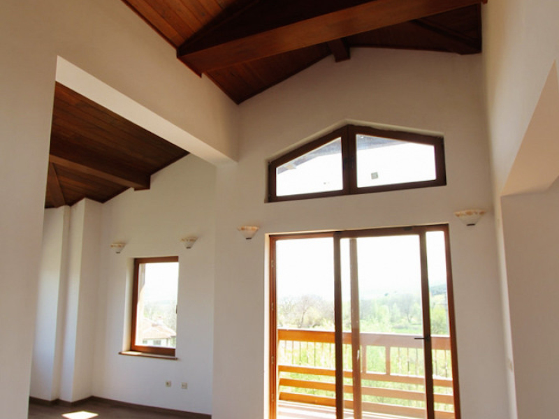 Two-room duplex with mountain views in a new building with no maintenance fees
