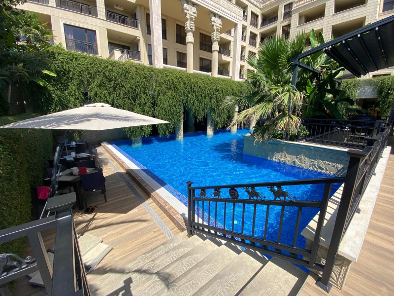 Exclusive offer - studio with direct access to the pool in the luxury complex Argisht Partes