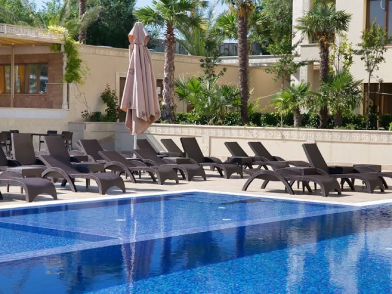 Exclusive offer - studio with direct access to the pool in the luxury complex Argisht Partes